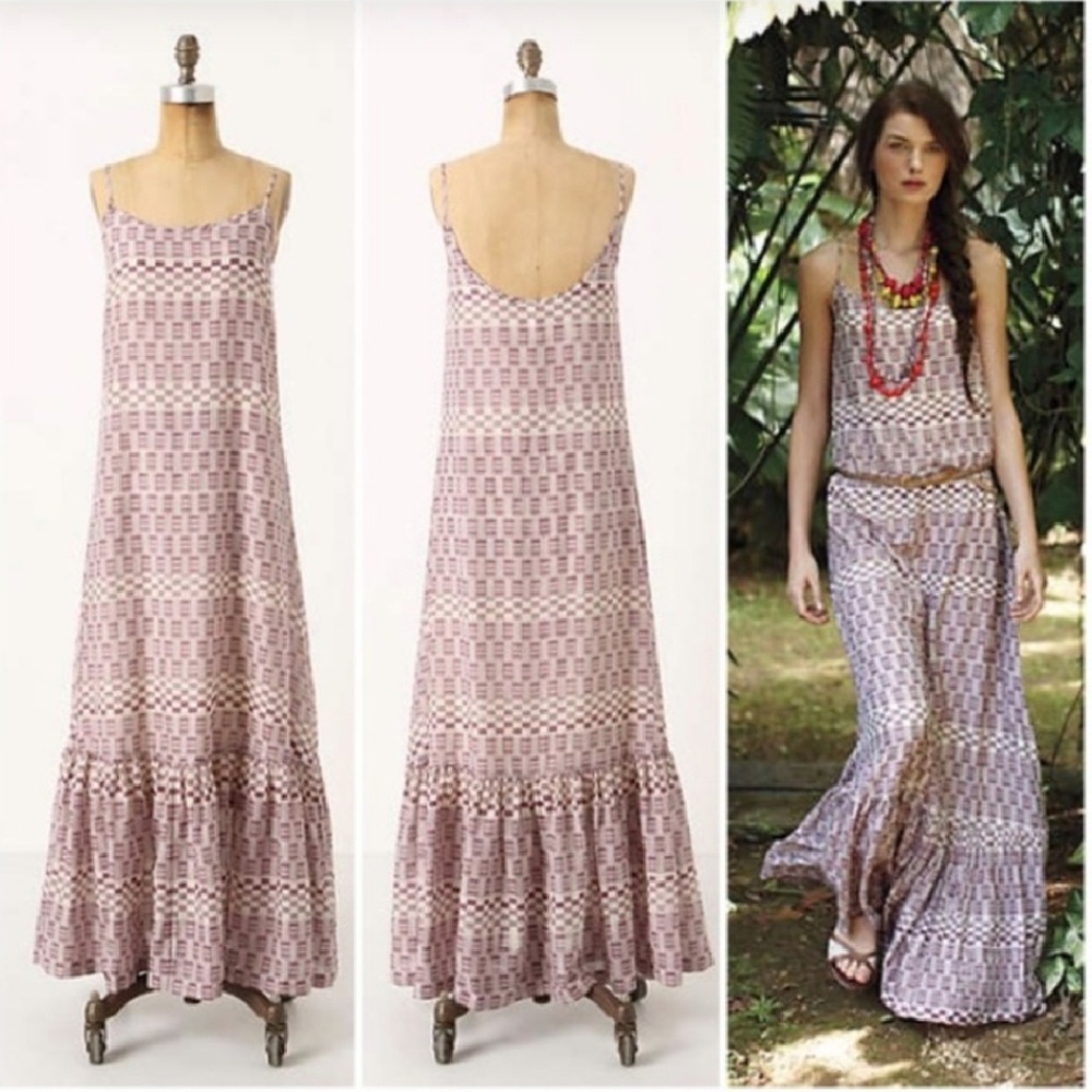 Twenty8twelve Tombolo silk maxi dress